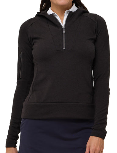 Dunning Women’s Penrose 2.0 Hoodie D2F24K438 Black Heather Size: Medium