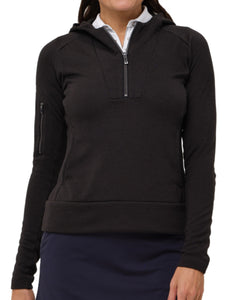 Dunning Women’s Penrose 2.0 Hoodie D2F24K438 Black Heather Size: Medium