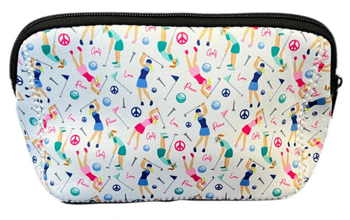 Neoprene Cosmetic Pouch - Swinging Ladies