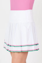 Sofibella 16" PLEATED SKORT - NANTUCKET 2543NAKWHT Color: White Size: Small