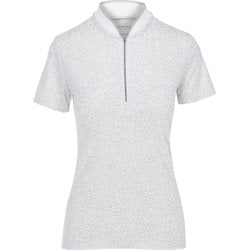 Dunning Fallow Ventilated Performance White Shirt Polo Short Sleeve D2F23K405 White Size: Medium
