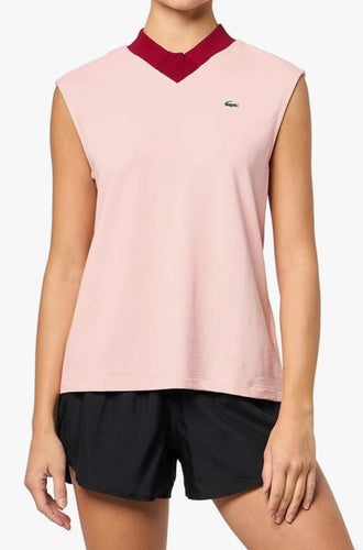 Lacoste Sport Golf Polo PF9439 CW YLI Pink Bordeaux Size: Small