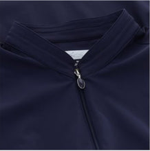 Greg Norman Tech Warp-Knit Sleeveless Zip Navy Dress G2S24K413 Size: Medium