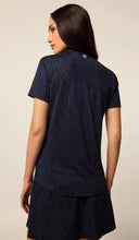Greyson Painted Feather Scarlett Polo LFA25K21C 417 Maltese Blue Size: L