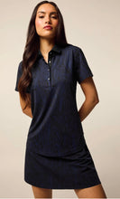Greyson Painted Feather Scarlett Polo LFA25K21C 417 Maltese Blue Size: L