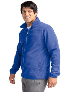 Cutter & Buck Charter Eco Recycled Mens Full-Zip Jacket MCO00073 True Blue Size: Large