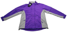 The Weather Apparel Company Women’s Microfiber Full Zip Jacket 58023-030-MD PURPLE/GREY -MEDIUM