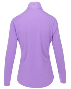 Greg Norman Fairway 1/2 Zip Mock Outerwear Pullover G2S23K077 Iris Size: Medium
