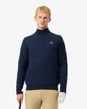 LACOSTE Men's Golf Quarter-Zip Windbreaker Sweater AH4808 CW 166 NAVY BLUE-MEDIUM