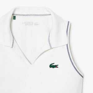 Lacoste Women’s Sport Polo Style Sports Bra IF4913 CW 70V White Size: Small