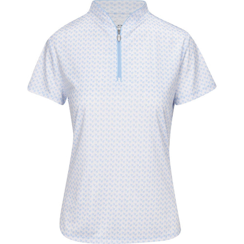 Greg Norman ML75 Microlux Fan Shirt Polo Short Sleeve G2S24K411 Blue Haze Size: Medium