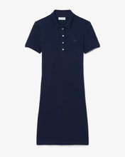 LACOSTE Women's Slim Fit Stretch Mini Piqué Polo Dress SMALL