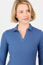 Sofibella 3/4 SLEEVE - QUIET FORCE 2508QUFTWL Color: Twilight Size: Small