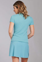 Greyson Short Sleeve Halley Quarter Zip Echo Size: Large