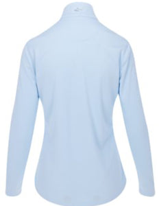 Greg Norman Fairway 1/2 Zip Mock Outerwear Pullover G2S23K077 Misty Blue Size: Medium