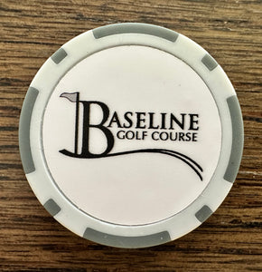 Baseline Logo Poker-Chip Ball Markers