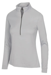 Greg Norman Fairway 1/2 Zip Mock Outerwear Pullover G2S23K077 Shark Grey Size: Medium