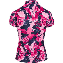 Greg Norman Genevieve Tulip Collar Shirt Polo Short Sleeve G2F24K504 French Parfait Size: Medium
