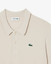 LACOSTE Men's Short Sleeve Polo Collar Golf Sweater AH9341 CW ZAM BEIGE- MEDIUM