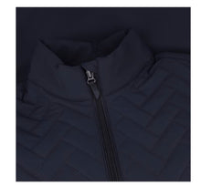 Greg Norman Womens Mix Media Embossed Golf Jacket G2F25J076 NAVY -MEDIUM