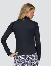 Tail Ladies Golf Darcey Long Sleeve 1/4 Zip Polo GR0808-9002 Onyx Size: X-Large