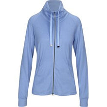 Greg Norman Solange Full-Zip Blue Haze Heather Outerwear G2S24J471 Blue Haze Heather Size: Medium