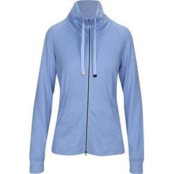 Greg Norman Solange Full-Zip Blue Haze Heather Outerwear G2S24J471 Blue Haze Heather Size: Medium