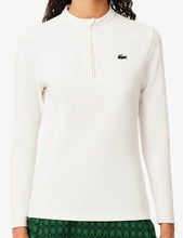 Lacoste Sport Ribbed Women's UV Protect Sweatshirt SF7518 70V White Size: Medium