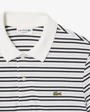 LACOSTE Classic Fit Striped Petit Piqué Polo PH0871-51-7XI BLACKBIRD -MEDIUM