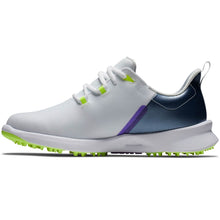 FootJoy Womens Fuel Sport Golf Shoes - White/Navy 90128