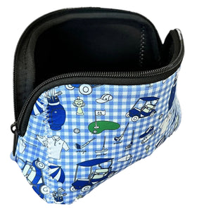 Neoprene Cosmetic Pouch - Ladies Day Out (Blue)