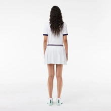 LACOSTE Women's Lined Piqué Tennis Skirt JF0990 51 001 WHITE -SMALL