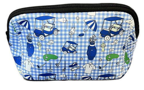 Neoprene Cosmetic Pouch - Ladies Day Out (Blue)