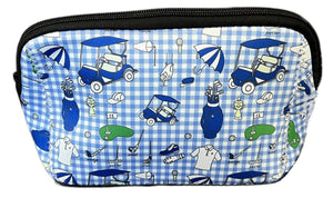 Neoprene Cosmetic Pouch - Ladies Day Out (Blue)