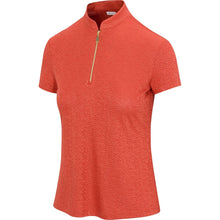 Greg Norman Tierra Jacquard Shirt Polo Short Sleeve G2F24K303 Tango Size: Medium