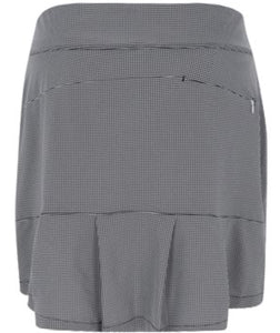 Greg Norman Gingham 17-Inch Skort G2S24H532 Black Size: Medium