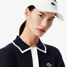 LACOSTE Polo Collar Stretch Golf SweaterAF8544-SS25 HHW NAVY/WHITE -SMALL