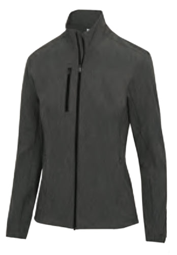 Greg Norman Pro-Series Fairway Full Zip Jacket Black Heather G2S24J047 Size: Medium