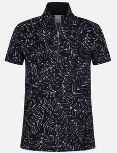 Dunning Seaford Jersey Performance Polo Short Sleeve D2S24K418 Black Size: Medium