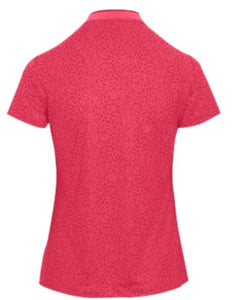 Dunning Fallow Ventilated Performance Shirt Polo Short Sleeve D2F23K405 Dahlia Size: Medium