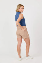 Sofibella FLEX RIB 16" SKORT - QUIET FORCE 2509QUFMOC Color: Mocha Size: Small