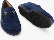 FootJoy Mens Club Casual Suede Loafer -Blue