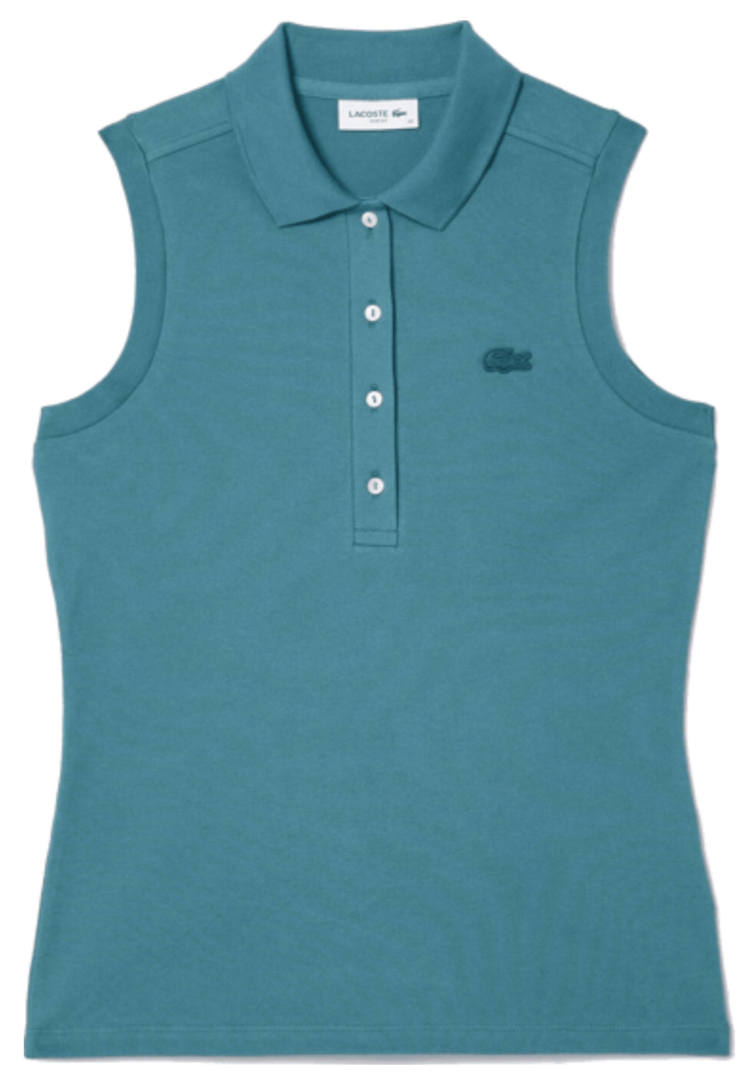 Lacoste Sleeveless Stretch Polo PF5445 IY4 Blue Size: Medium