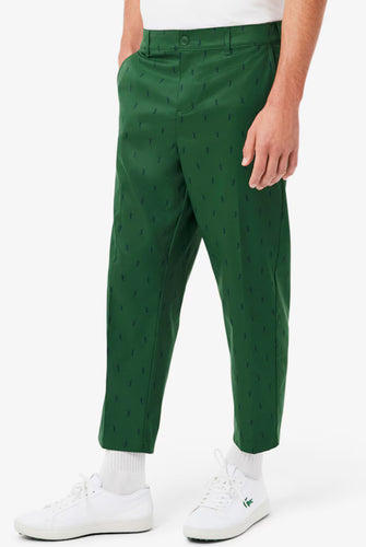 Lacoste Mens Golf Pant HH7575 CW 381 Green/Navy Blue