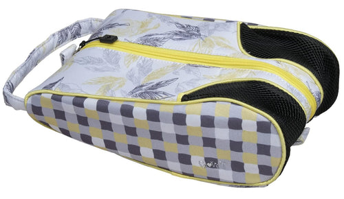 GloveIt Shoe Bag SB293 Citrus and Slate