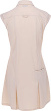 Greg Norman Ranger 1/2 Zip Sleeveless Dress Sand Dune Size: Medium