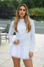Sofibella PULLOVER - WHITE STRIPES 2534WSTWHT Color: White Size: Small