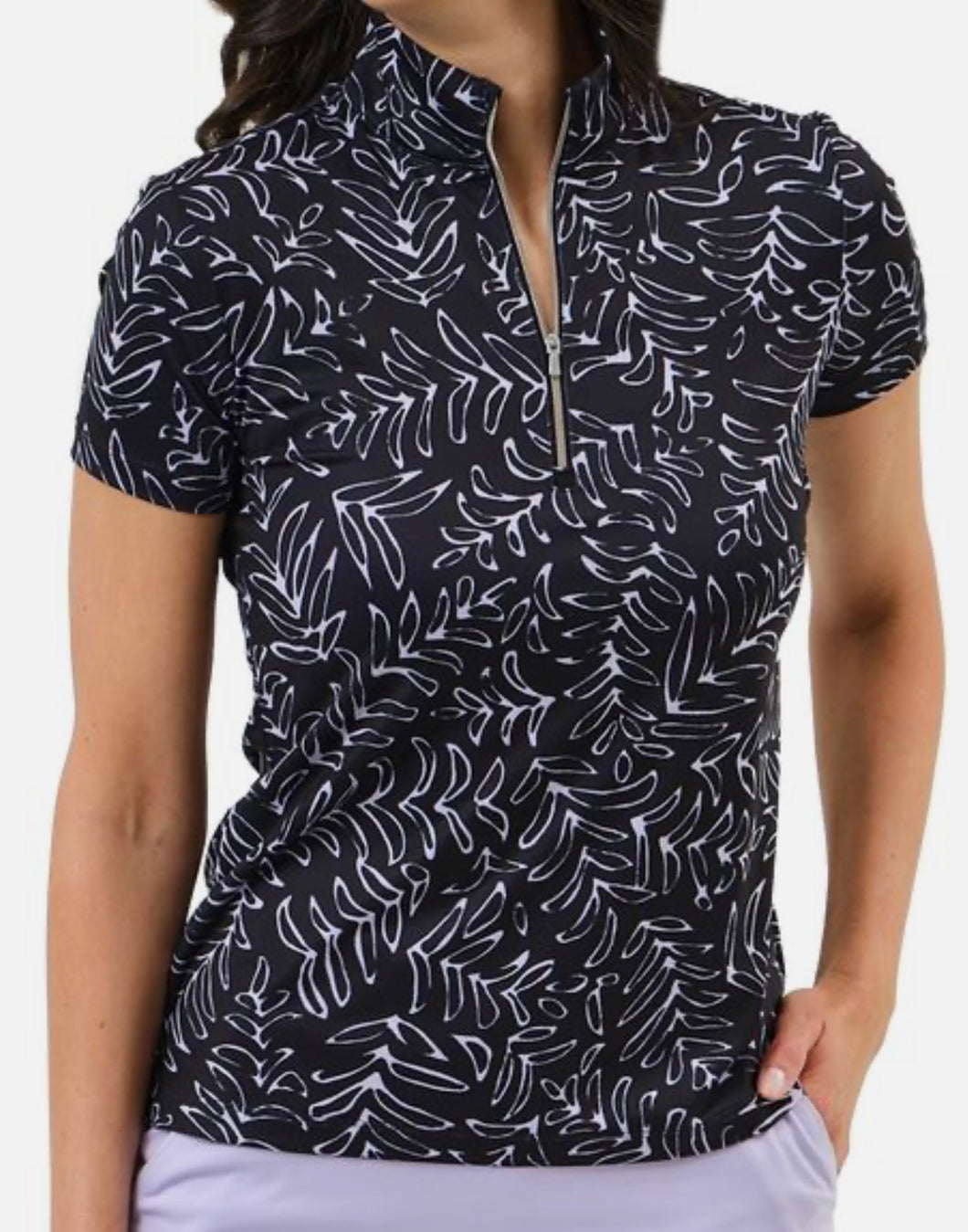Dunning Seaford Jersey Performance Polo Short Sleeve D2S24K418 Black Size: Medium