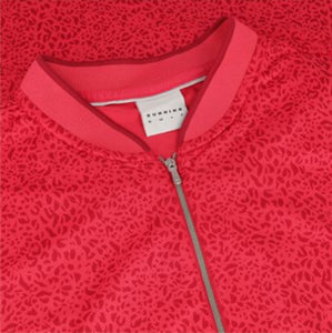 Dunning Fallow Ventilated Performance Shirt Polo Short Sleeve D2F23K405 Dahlia Size: Medium