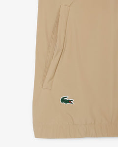 Lacoste Men’s Windbreaker Stretch Golf Jacket BH8945 CW 02S Beige Size: (50) Large